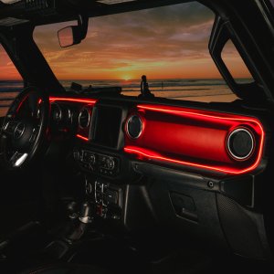Jeep Gladiator JT LED Dash Strip Kit - Interior - ORACLE Lighting - Dynamic ColorSHIFT - `20-`23